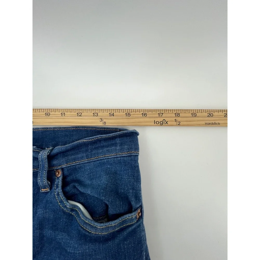 Levi's 511 Slim Fit Premium Jeans Mens W34 L32 Blue Denim 04511-2186 Big E